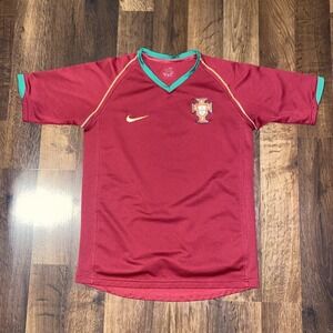 PORTUGAL 06 07 08 HOME FOOTBALL SHIRT SOCCER JERSEY NIKE Sphere sz Small Youth